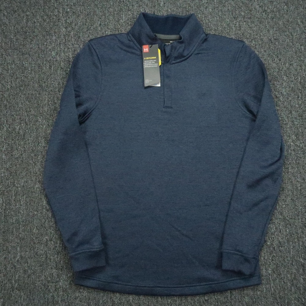 Under Armour‎ Pullover Mens Small ColdGear Storm Sweater Fleece Quarter Zip NWT